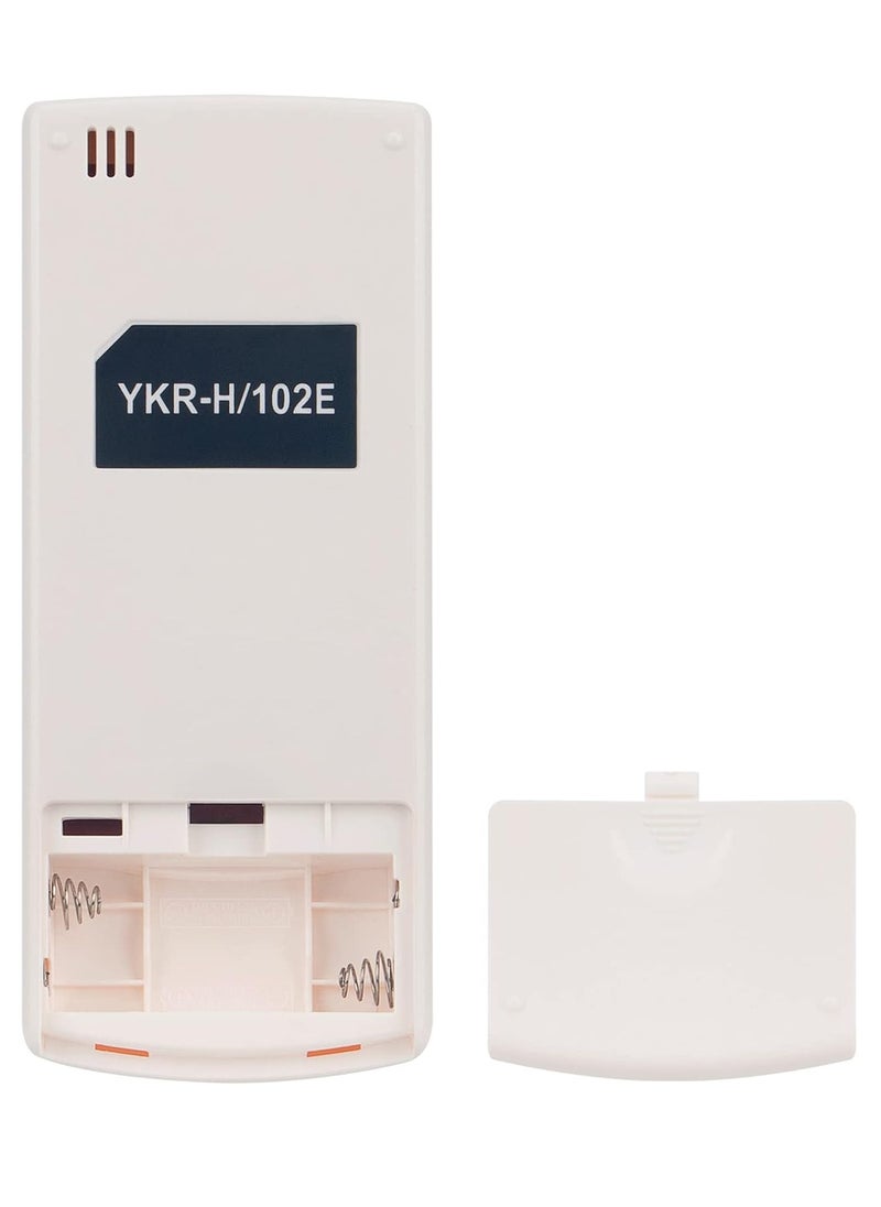 ELTRAZONE - New Remote Control YKR-H/102E Replacement Air Conditioner YKR-H/102E For AUX AC A/C Air Conditioner YKR-H/102E YKR-H/002E YKR-H/006E YKR-H/101E with battery - Image 1