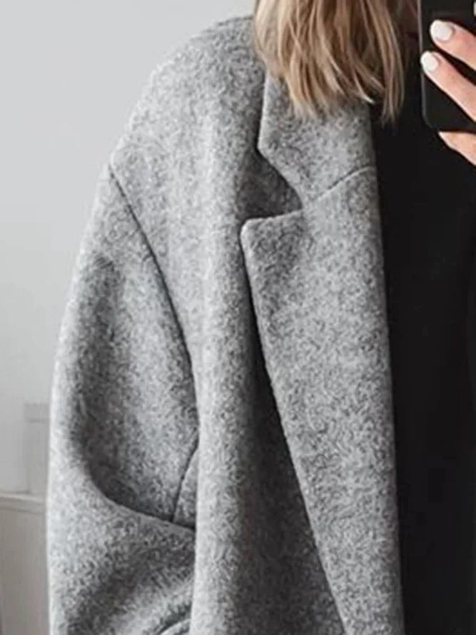 2023 Independent Station Temu Ladies Multicolor Multi-Size Woolen Trench Coat Jacket - Image 2