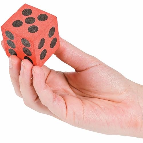 Fun Express - Foam Dice Assortment - Toys - Games - Indoor & Mini Game Sets - 12 Pieces - Image 3