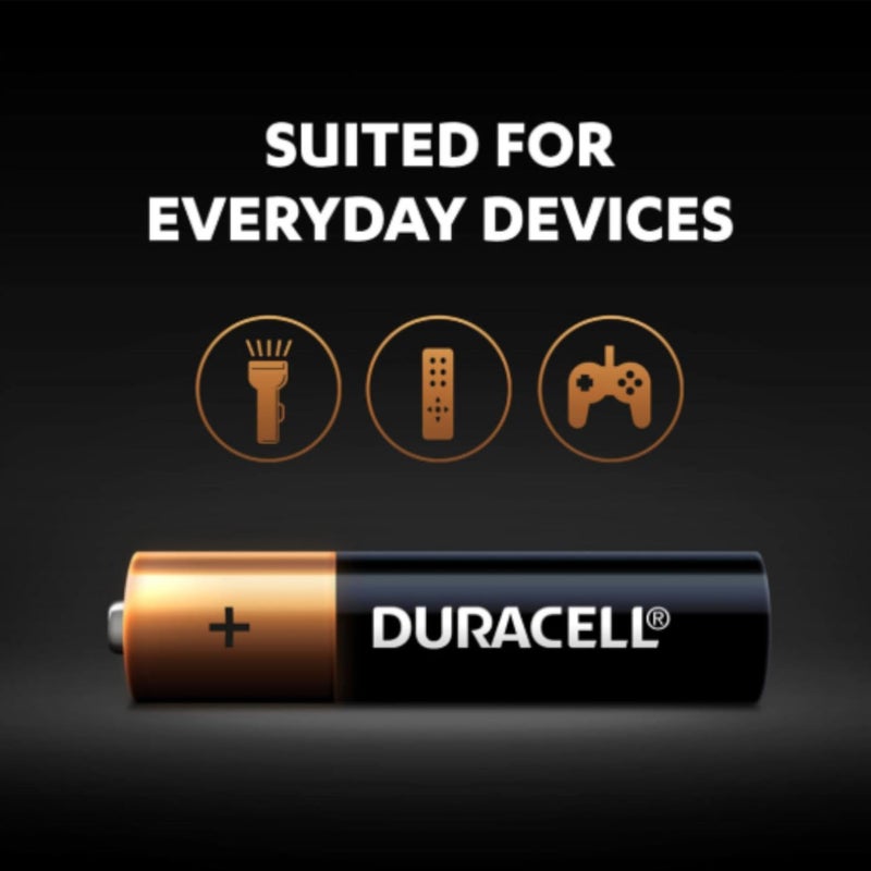 Duracell AAA Alkaline Batteries - 2 Pack (1.5V) - Image 2