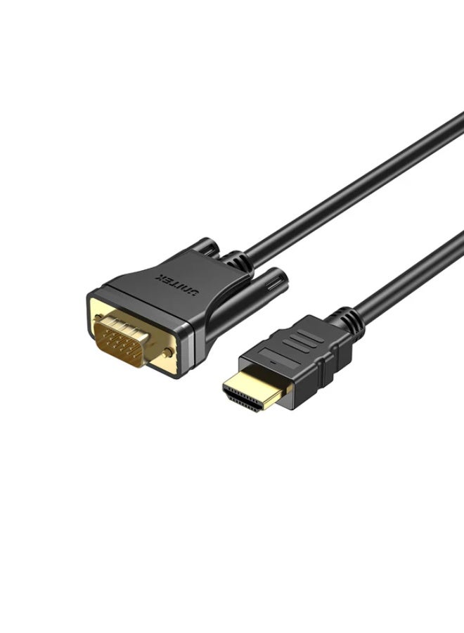 HDMI to VGA Adapter Cable, 2M, Works With Laptops, Roku Streaming Players, Desktop PC, Xbox, TO Porjectors, TV, Monitors