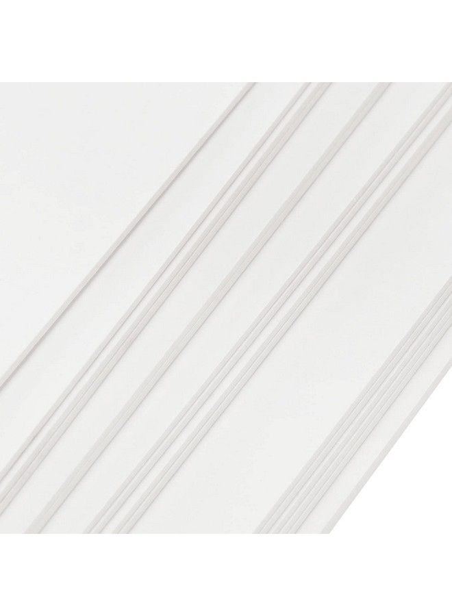 PINGEUI عبوة 50 ورقة من لوحات الشيبورد البيضاء مقاس 12 × 16 بوصة 40 نقطة لوحات شيبورد متوسطة الوزن لمشاريع فنون الحرف اليدوية وإطارات الأعمال الفنية - Image 4