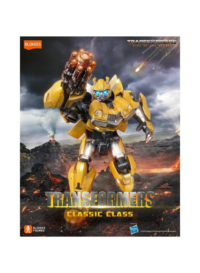 BLOKEES Transformers Classic Class Bumblebee Building Kit | Collectible Action Figure Model with Glowing Eyes & Chest | Licensed Block Toy for Kids & Adults | Poseable STEM Construction Play (50–85 PCS) - Image 2