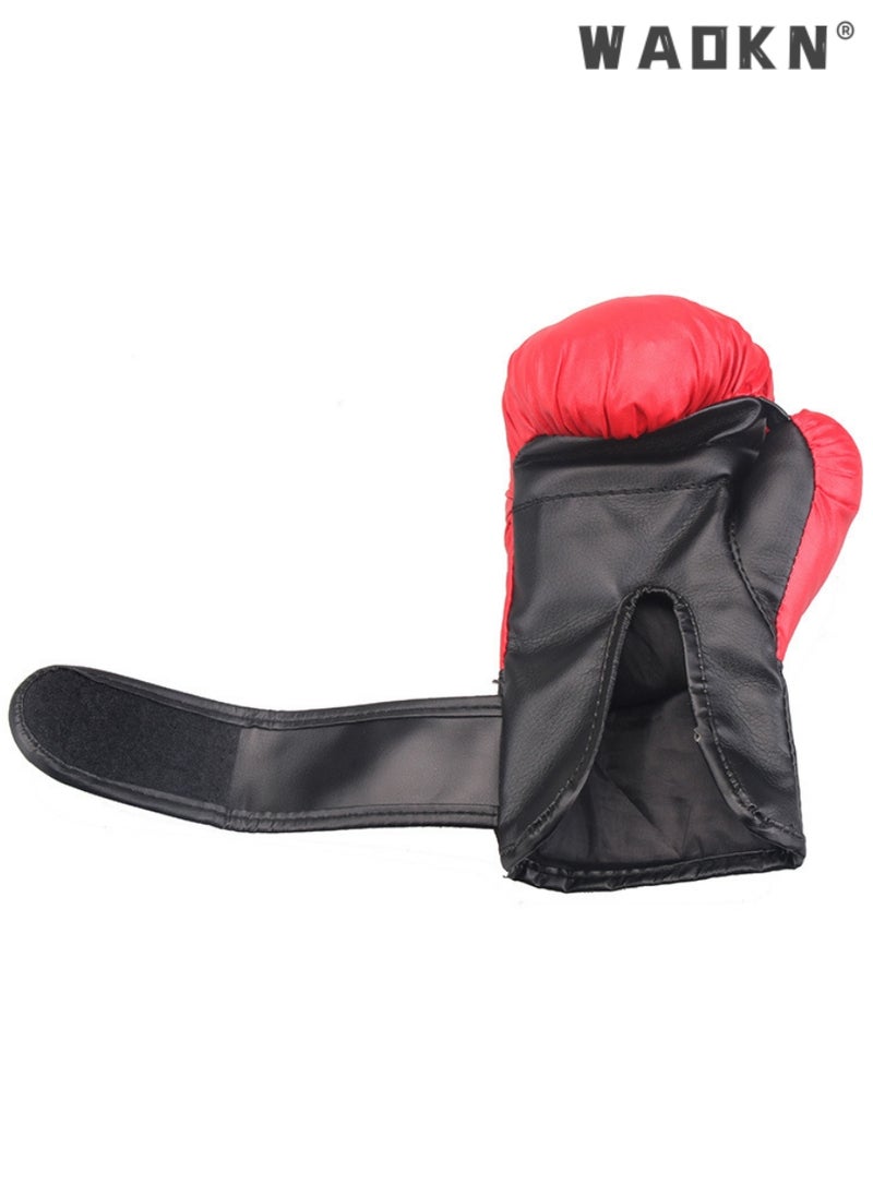 WAOKN - Kids Boxing Gloves, Mini Boxing Gloves for Training Sparring Kickboxing Fighting,Professional Training Gloves,PU Leather Punching Bag Training Gloves for Kids,Teens,Youth,Beginners,Boys,Girls - Image 1
