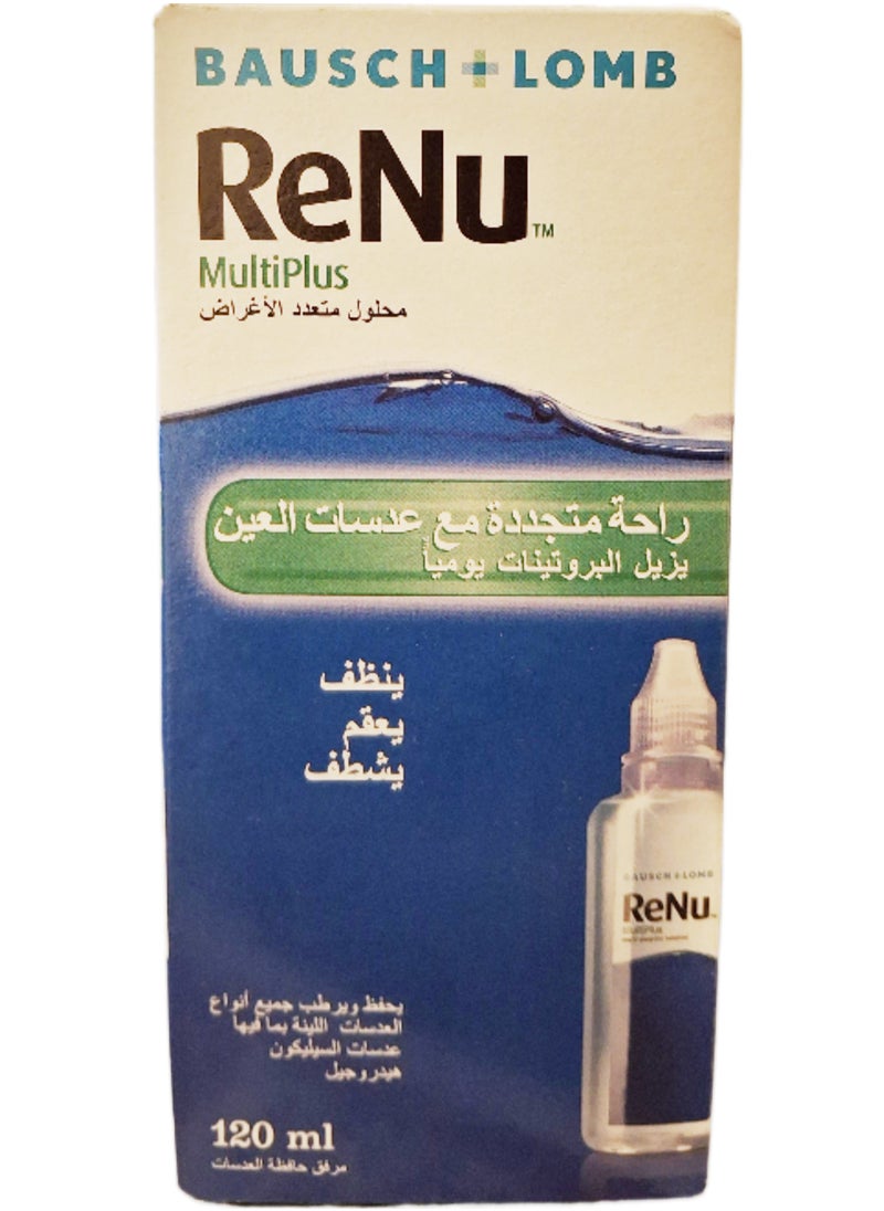 Renu - MultiPlus Contact Lens Solution 120 ml - Image 1