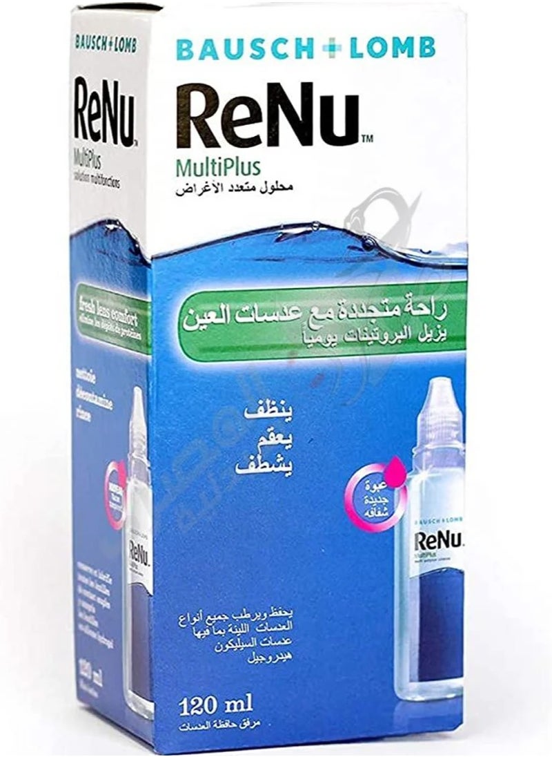 Renu - MultiPlus Contact Lens Solution 120 ml - Image 1