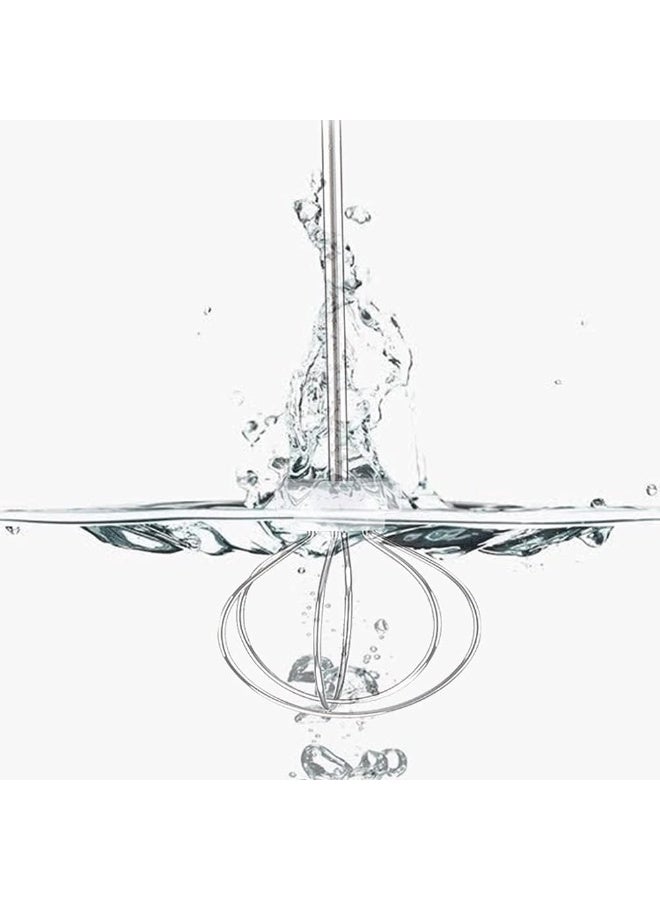 ماكينة كهربائية لصنع رغوة الحليب والنسكافية 2 في 1 -خفاق الحليب اليدوي القابل للشحن – 3 سرعات قابلة للتعديل لتحضير اللاتيه والقهوة والكابتشينو، مع خلاط إضافي للبيض - (ابيض) - Image 4