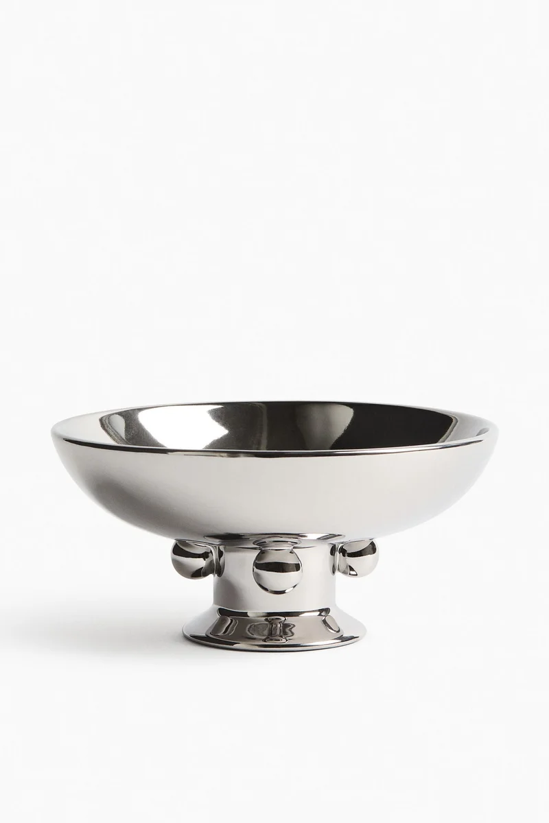 H&M Footed stoneware bowl
