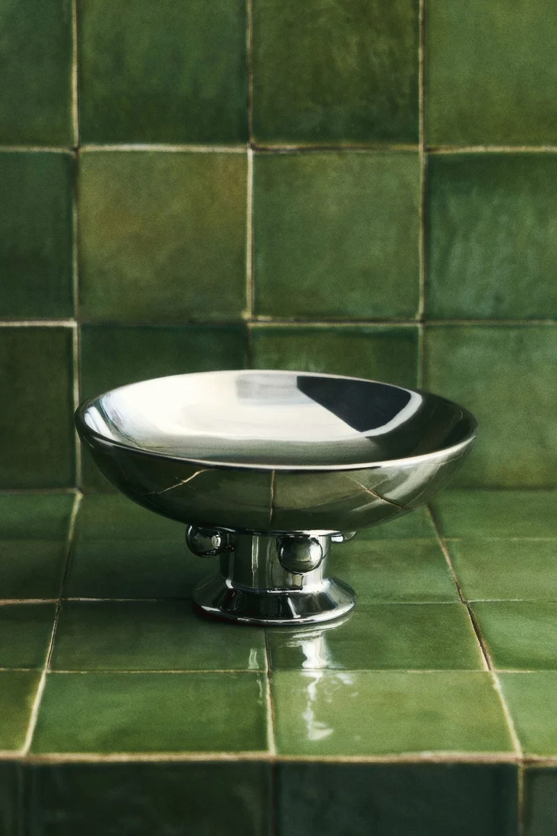 H&M Footed stoneware bowl
