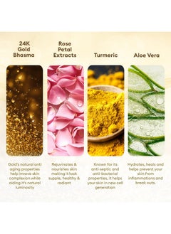 VLCC VLCC Gold Facial Kit + FREE Rose Water Toner | 300gm + 100ml  - Image 5