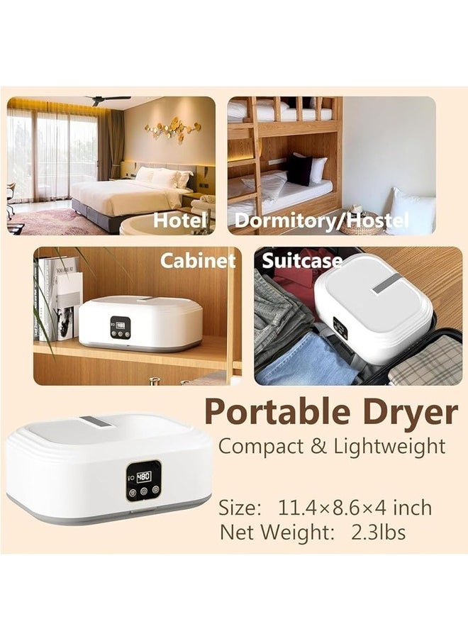 Generic - Portable Laundry Dryer MultiFunction Electric Drying Machine Mini Clothes Dryer with Dryer Bag 2 Speed ​​Adjustable Mini Drying Machine Mini Foldable Dryer for Delicate Clothes - Image 1