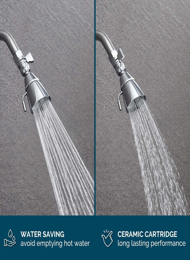 Angle Simple Shower Flow Water Valve, Brass Shut Off Valve for Hand Shower, RV Hose Flow Restrictor, Chrome - Image 5