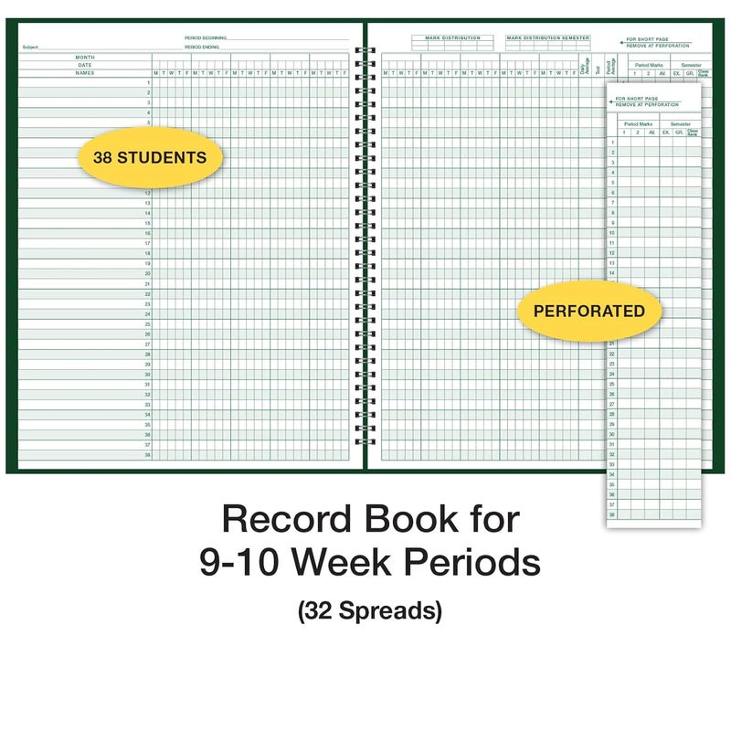 WARD 38 Name Class Record Book (9-10 Week Periods) - Image 2
