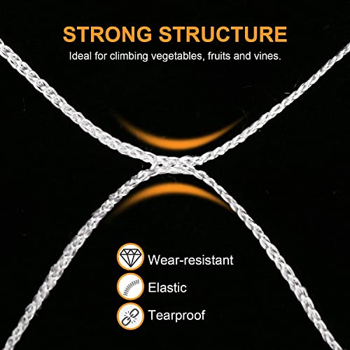 WNE Jaliwale Plant Climbing net & Creeper Net & Plant Trellis Net Plant Support Net White Color for Agriculture and Gardening Net - 6Feet x 3Feet - Image 5