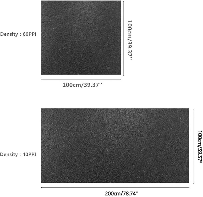 Dust Proof PC Case Fan Filter Black Cotton Sponge 1M X 2M X 3MM Size - Image 4