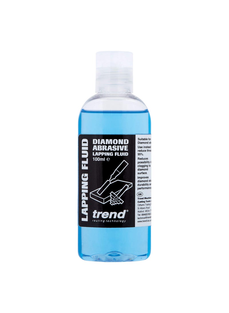 Trend Trend Diamond Abrasive Lapping Fluid, 3.4 fl oz, Blue, Professional Grade Sharpening Fluid for Optimum Performance, DWS/LF/100  - Image 1