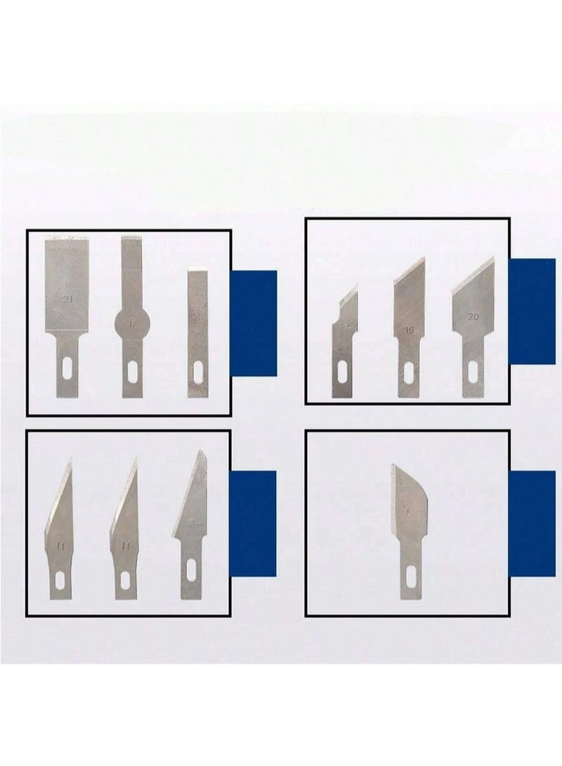 High-carbon steel drilling and grinding blades and knives set, multi-shaped drilling tools - Image 4
