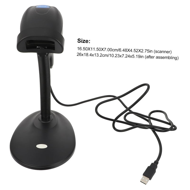 Heavy Duty USB Barcode Scanner Stand for Supermarket Warehouse with Easy Installation - Image 3