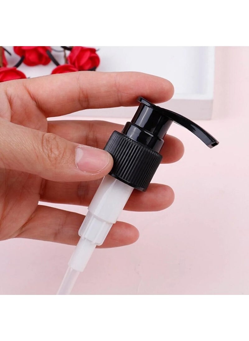 Tamu Replacement Liquid Soap Dispenser Pump Black Head Transparent Pipe with Ergonomic Lock (10 Pieces)  - Image 2