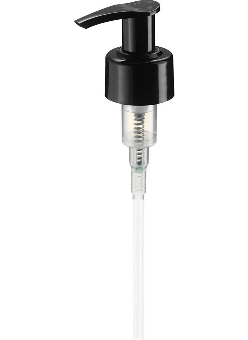 Tamu Replacement Liquid Soap Dispenser Pump Black Head Transparent Pipe with Ergonomic Lock (10 Pieces)  - Image 1