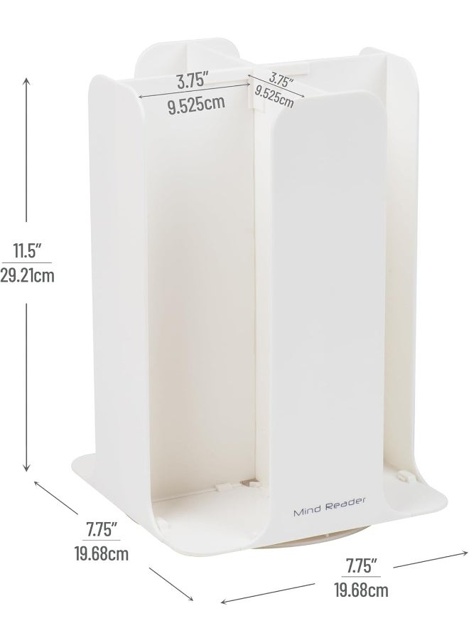 Mind Reader Mind Reader Cup and Lid Organizer Carousel 7.75 x 7.75 x 11.63  - Image 3