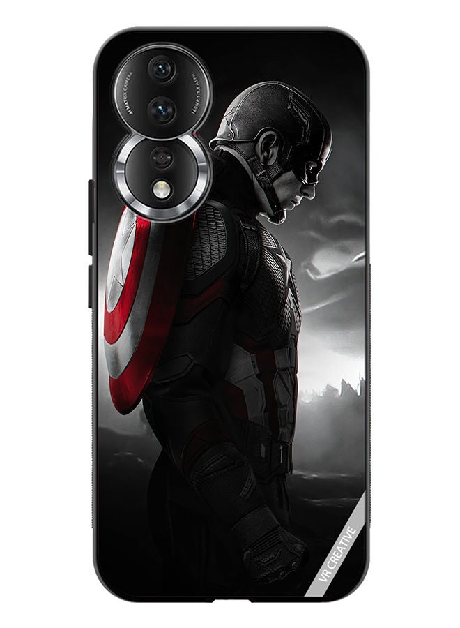 VR CREATIVE Protective Case Cover For Honor 80 Captain America Design Multicolour - Image 1