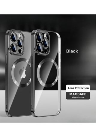 IPhone 15 Pro Max Magsafe Case 6.7 Inch Slim Thin Magnetic Case, Yellowing-Resistant, Anti-Drop Shock Absorption, Anti-Scratch and Hard Back Crystal Case Cell Phone Cover for iPhone 15 Pro Max Black - pzsku/Z8EA71D48E39E3DC5D137Z/45/_/1695250767/e30f416a-c063-4716-9de1-862c7975c038