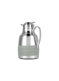 Dallaty Dallaty steel vacuum flask leather grey 1L  - Image 2