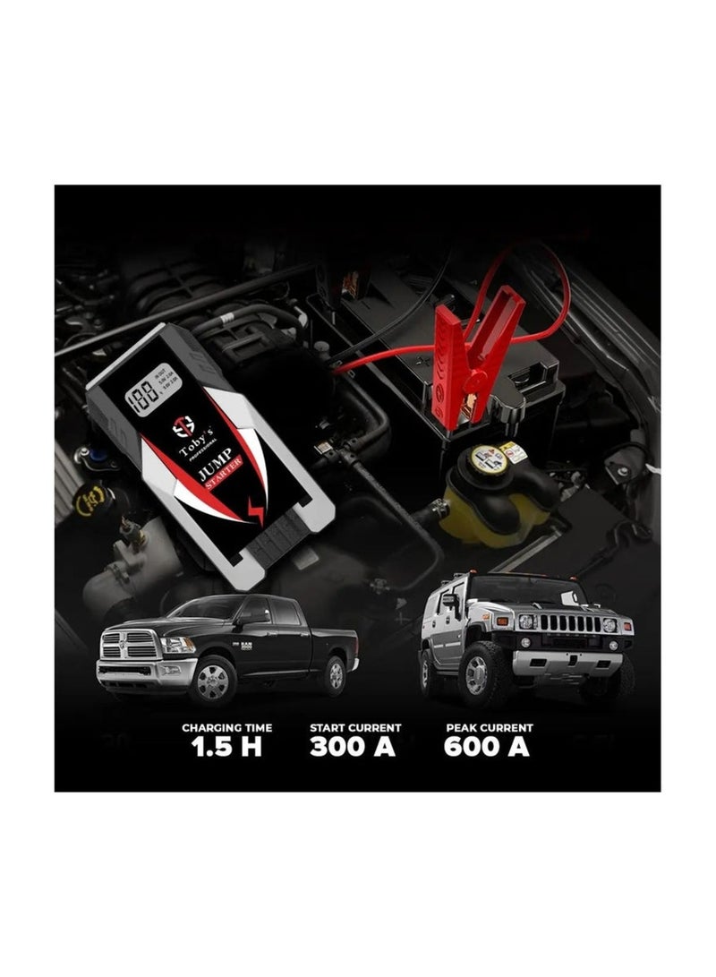 توبيز توبي إكس 6 جهاز تشغيل السيارات المحمول 12 فولت مع شاشة LED وبنك طاقة - Image 3