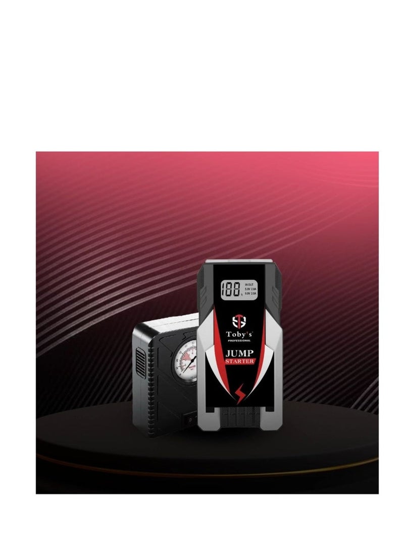 توبيز توبي إكس 6 جهاز تشغيل السيارات المحمول 12 فولت مع شاشة LED وبنك طاقة - Image 4