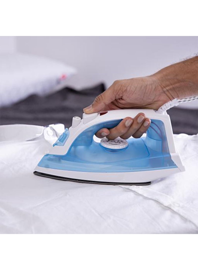 REFURA Handheld Electric Steam & Dry Iron 1600W Blue RE-126 - Image 5