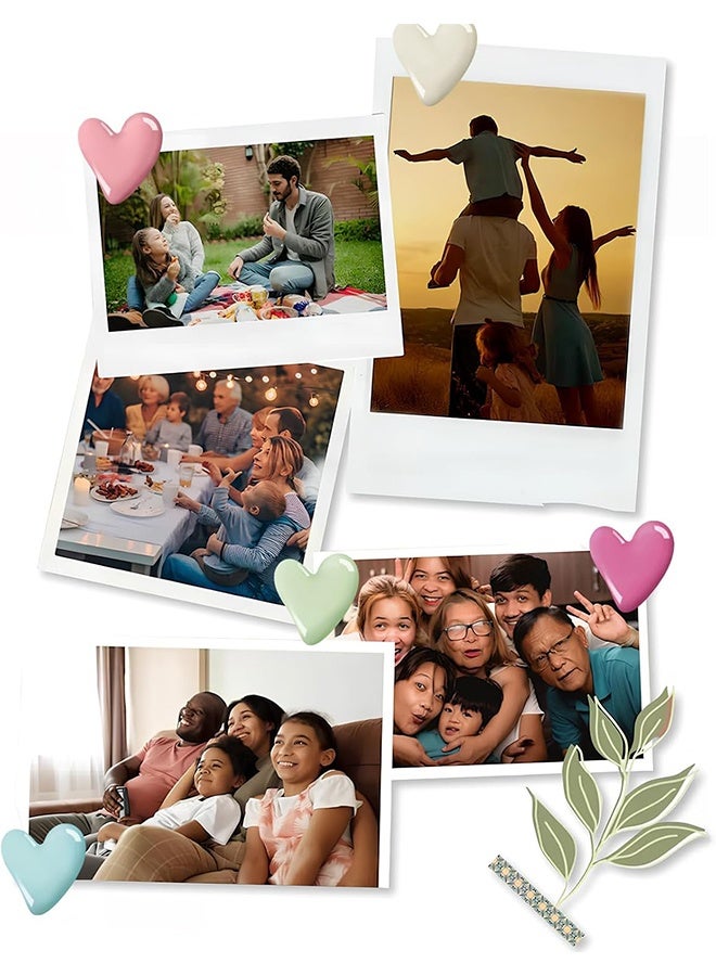 ٢٠ قطعة من مغناطيسات الثلاجة، مغناطيسات زخرفية على شكل قلب حب لطيف، مغناطيسات ثلاجة لخزانة السبورة البيضاء، قوة تثبيت قوية. - Image 4