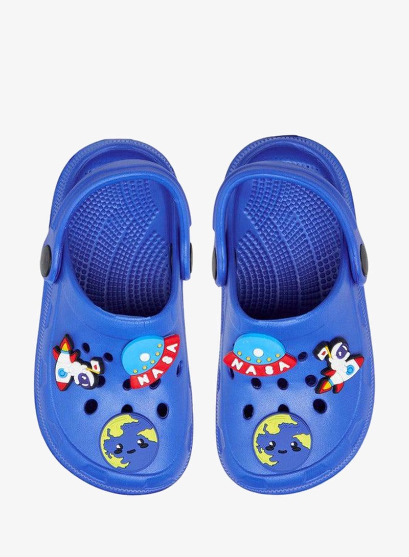 LBL by Shoexpress Space Jibbitz Embellished Clogs with Backstrap - Image 3