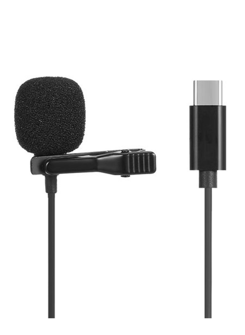 JH-042 1.5M USB Type C LAVALIER Microphone Mobile Phone  Recording Monitor Microphone Type-C Mic Only for Android Phone JH-042 1.5M USB Type C LAVALIER Microphone Mobile Phone  Recording Monitor Micr - Image 2