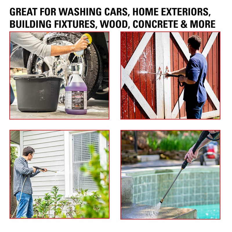 Simpson Cleaning 88282 Cleaner, Concentrated Soap Solution for Pressure Washers and Spray Bottles, Use on Concrete, Vinyl Siding, Appliances, Windows, Cars, Fences, Decks, Purple, 1 Gallon - Image 3