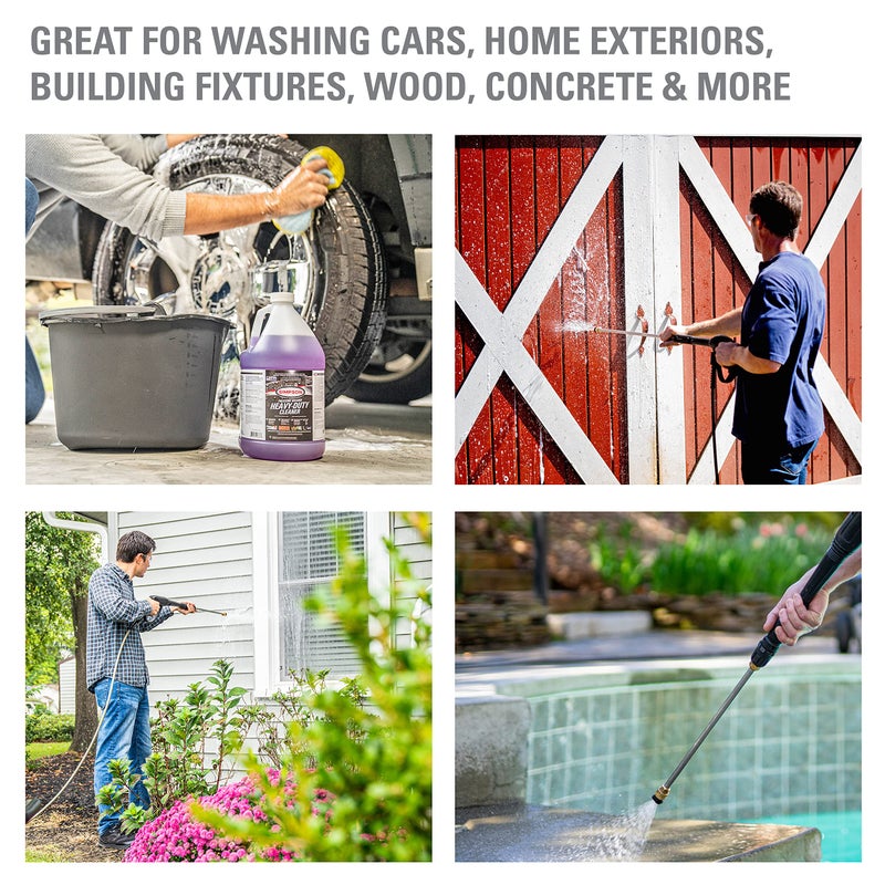 Simpson Cleaning 88282 Cleaner, Concentrated Soap Solution for Pressure Washers and Spray Bottles, Use on Concrete, Vinyl Siding, Appliances, Windows, Cars, Fences, Decks, Purple, 1 Gallon - Image 5