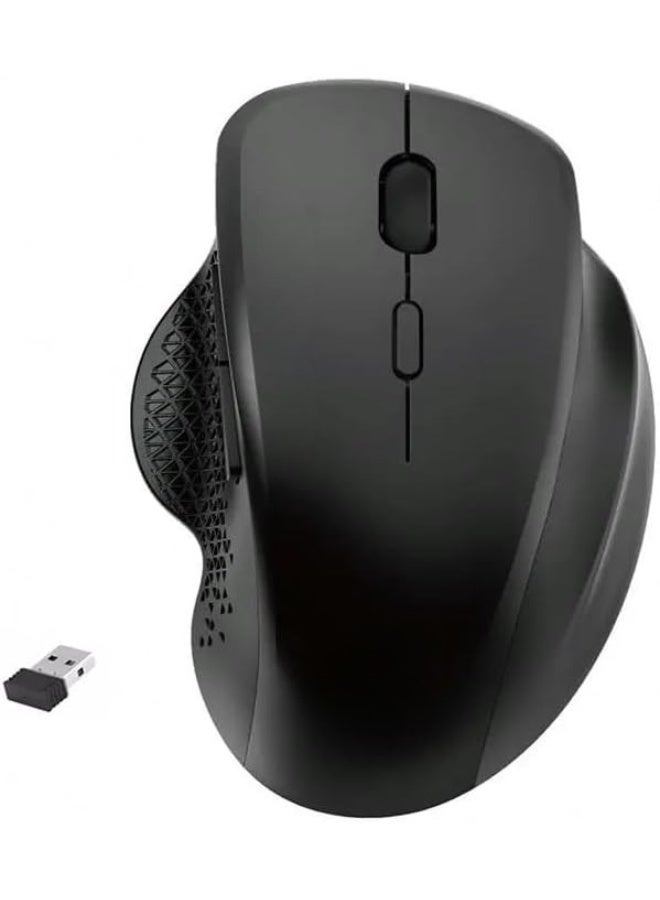 Wireless Rechargeable Silent Mouse – Dual Bluetooth & 2.4GHz – 6 Buttons, 2400 DPI – Lightweight for Gaming & Work - Image 1