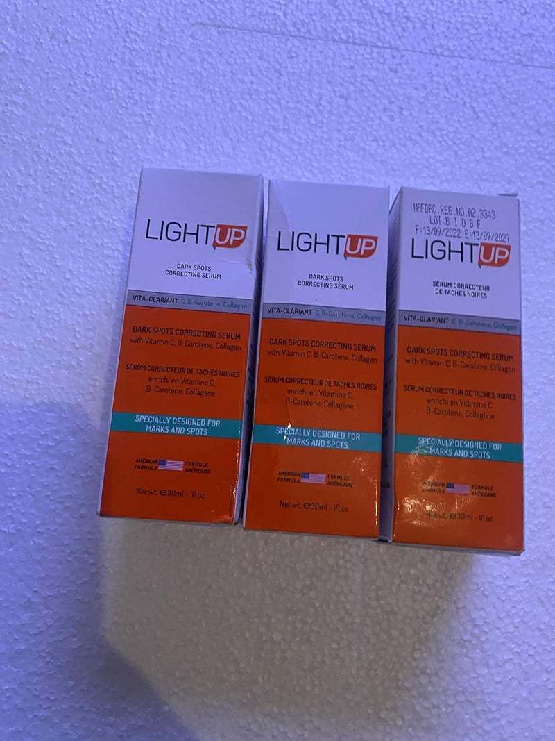 LIGHTUP Dark Spots Correcting beauty Cream or Serum Serum X3