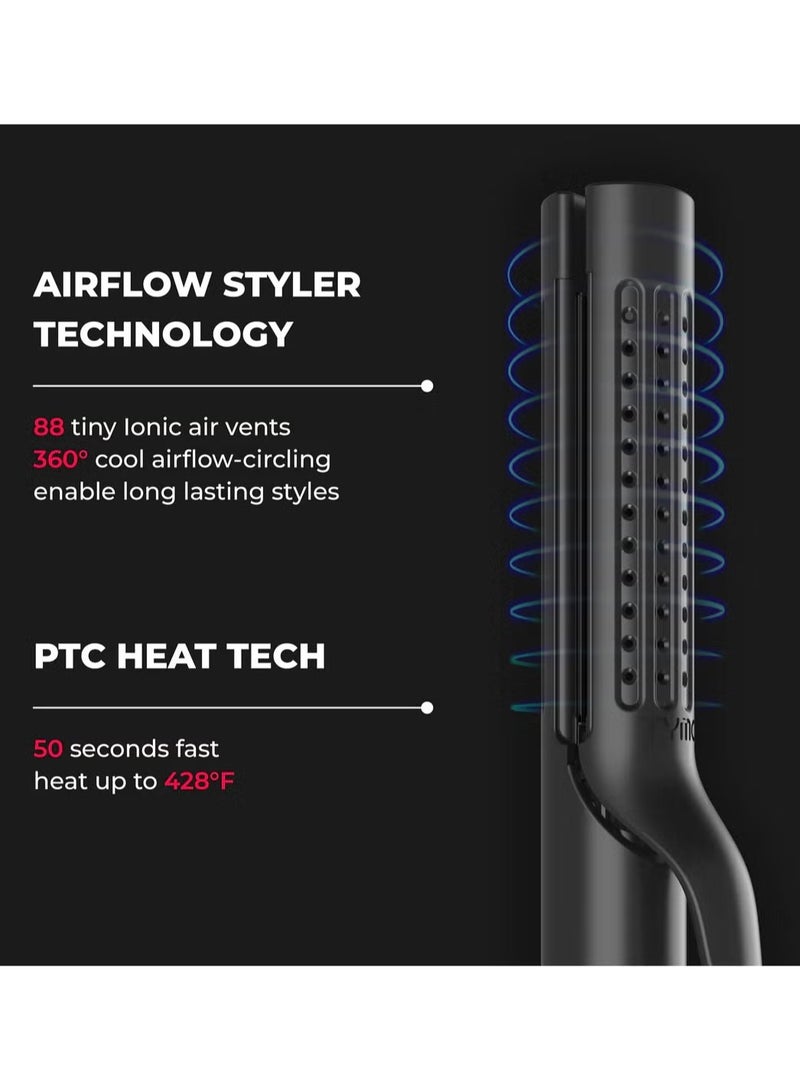 TYMO TYMO Airflow 2 in 1 Hair Curler and Straightener Black TY.HC506.BK  - Image 3