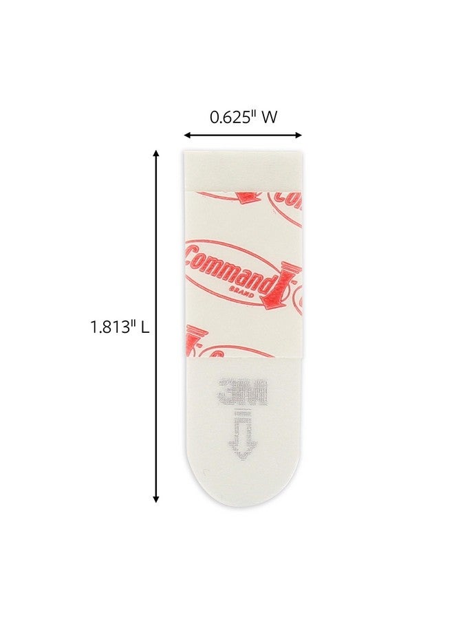 Command Command Poster Strips Damage Free Hanging Poster Hangers No Tools Wall Hanging Strips For Posters 24 White Command Adhesive Strips - Image 2