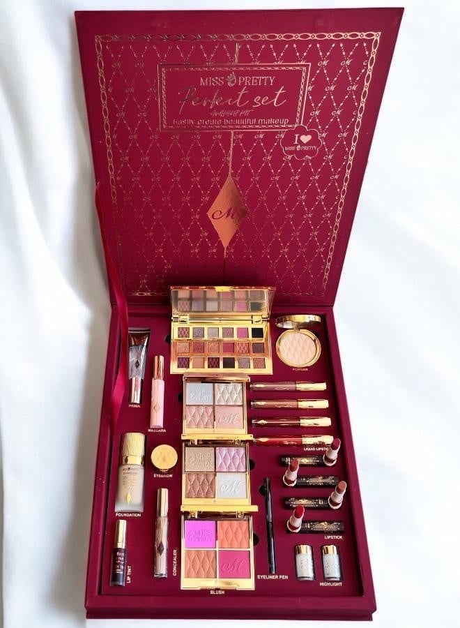 MISS PRETTY The new Miss Pretty Perfect Top makeup box with charming and attractive colors - Image 1