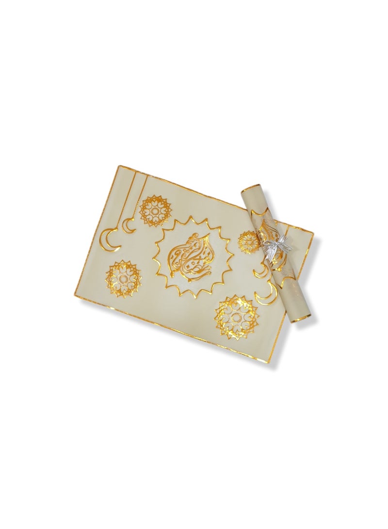 Ramadan Kareem Printed Rollable Tablecloth – Elegant Festive Table Decor for Iftar & Suhoor Gatherings - Image 5