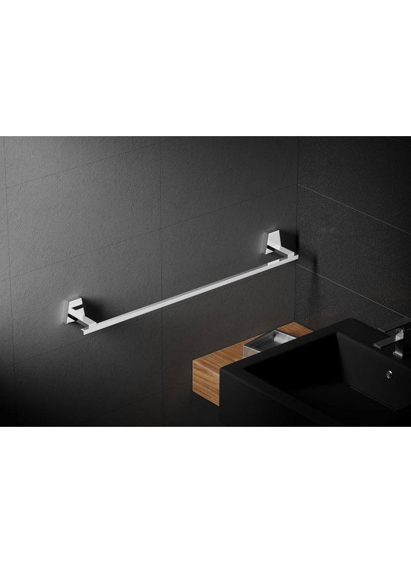 cordial - Cordial Stainless Steel 24 Inch Towel Rod | Towel Rack for Bathroom | Towel Bar | Towel Hanger | Towel Stand | Bathroom Accessories-Square (PVD Gold Finish) - Image 1