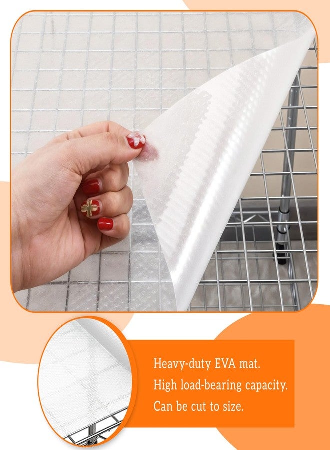 Exclaith Thicken Wire Shelf Liner, 12x197'' Clear Shelf Liner Kitchen, Pantry Shelf-Liner Non Adhesive Durable Material Fridge-Liner for Kitchen Shelves,Waterproof Anti-Slip - Image 5