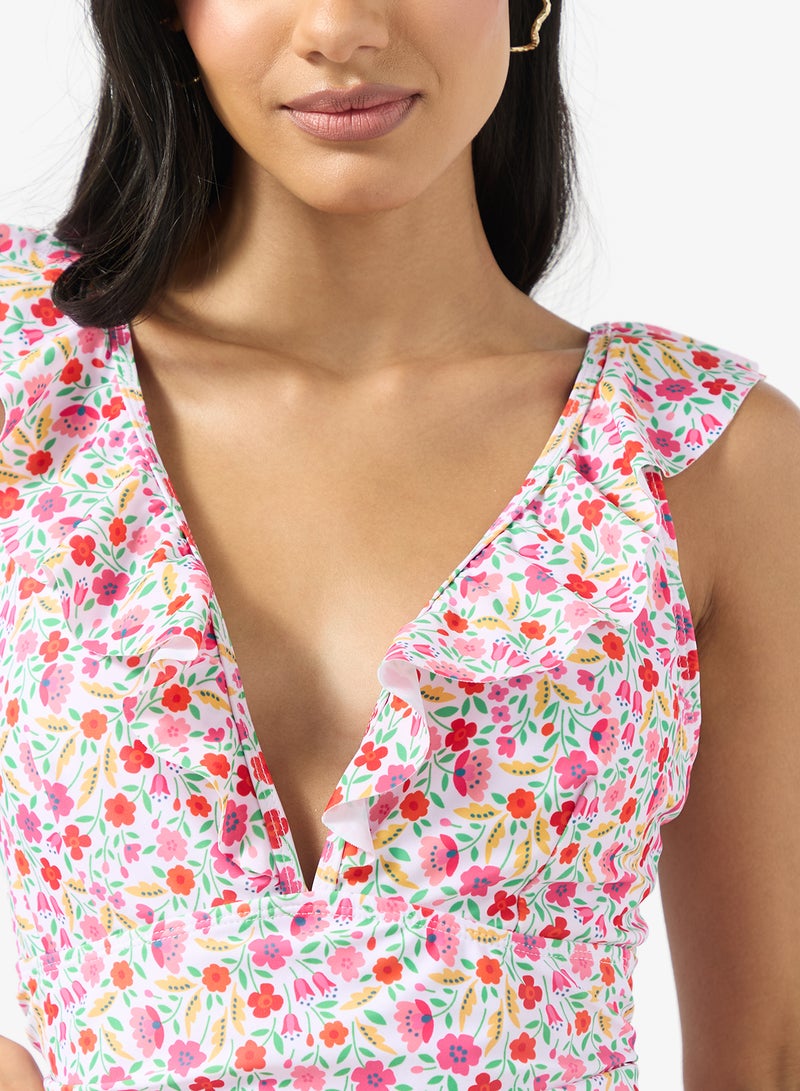 ELLA Floral Print Swimsuit - Image 3