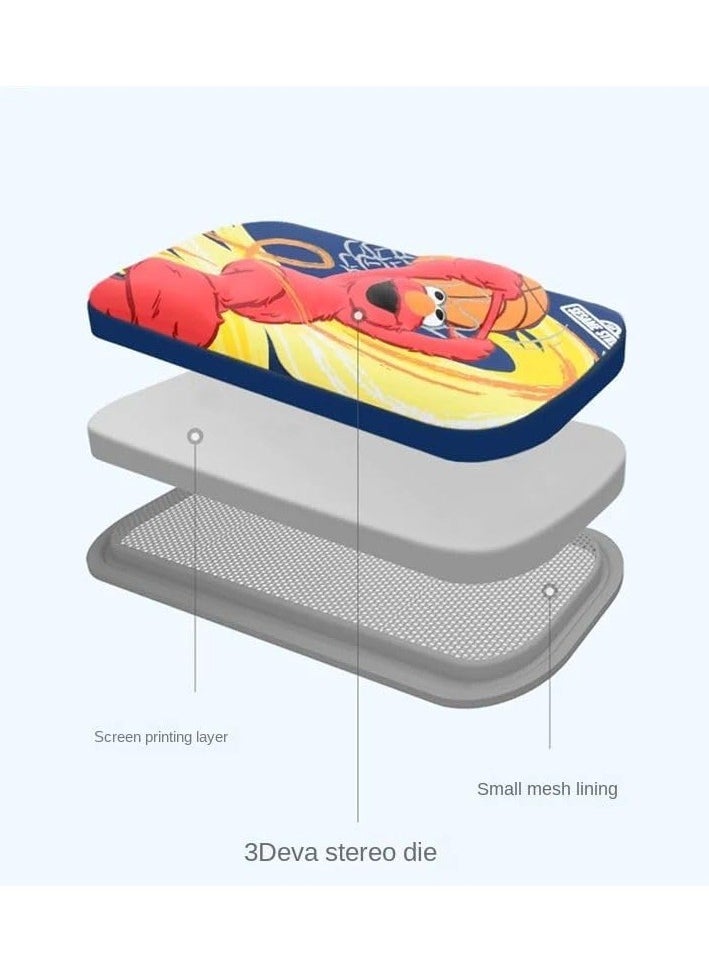 QSHOP - ® Cartoon Pencil Case - Hard and Durable Cute Cartoon Pencil Case with Inner Mesh Pocket Perfect Organization for Pens and School Supplies - Image 1