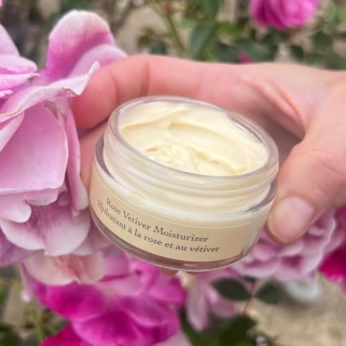 evanhealy Rose Vetiver Moisturizer | Facial Cream for All Skin Types - Lightweight Formula Packed with Antioxidants - Balancing for All Skin Types - Image 3