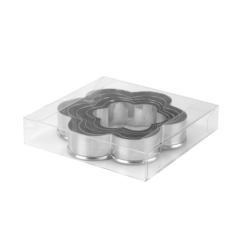 Mr Cookie Flower Cookie Cutters Set,Stainless Steel Sandwiches Cutters Biscuit Molds for Kids,5pcs Sturdy Cutters for Cookies,Sandwiches,Small to Large Size of 2.05",2.36",2.73â€˜â€™,3.15",3.74". - Image 5