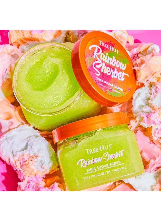 Tree Hut Tree Hut Rainbow Sherbet Shea Sugar Scrub | Exfoliating Body Scrub Removes Dead, Dry Skin for a Soft & Hydrated Feel | Nourishing Essential Body Care | 18 fl oz.  - Image 2
