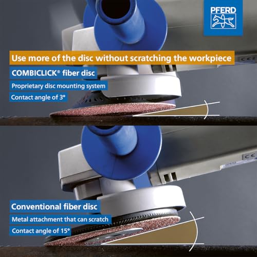 PFERD COMBICLICK® Backing Pad, 1 pc. | Hard Hardness | 4-1/2 inch and 5 inch Dia. | 5-8/11 Thread | CC-H-GT | 69478 - for Angle Grinders - Image 4